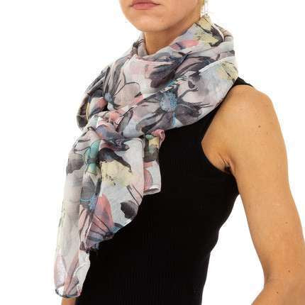 Elegant Floral Print Lightweight Scarf