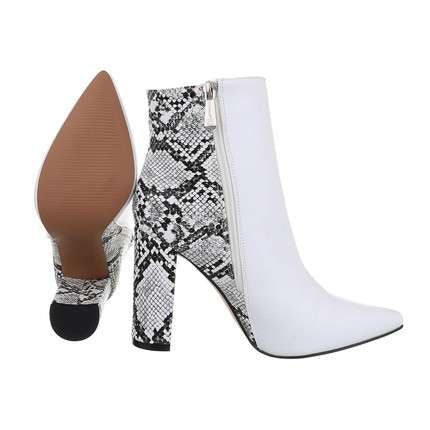 Tara Snake Print Ankle Boot