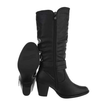 Ella High Heel Faux Leather Boot