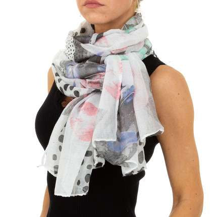 Feather Print Lightweight Scarf