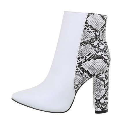 Tara Snake Print Ankle Boot