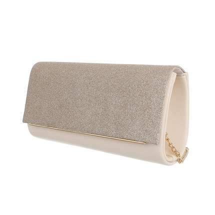 Paris Glitter Chain Strap Clutch Bag