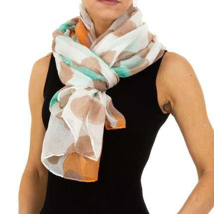 Polka Dot Print Lightweight Scarf