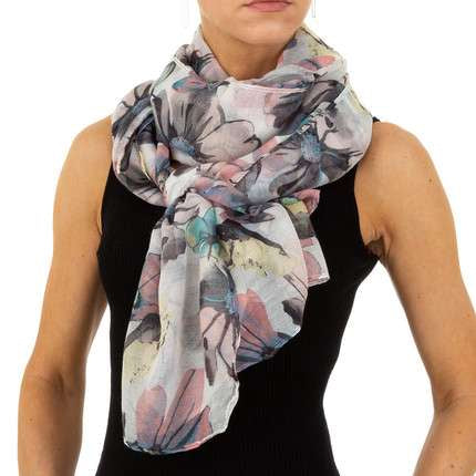 Elegant Floral Print Lightweight Scarf