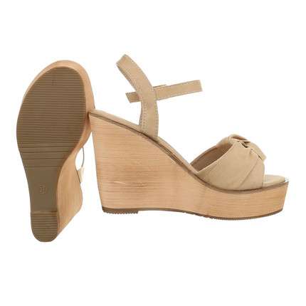 Lucia Bowknot Wedge Sandals