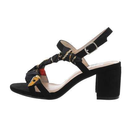 Amelia black Sandal with block heel