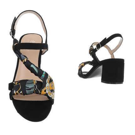 Amelia black Sandal with block heel